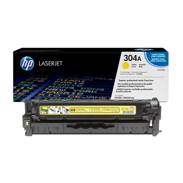 OEM HP 304A - (CC532A) Toner - Yellow